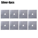 12-Pack Reusable Gas Stove Protector Liners Oil Proof Easy Clean