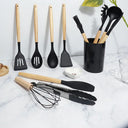 12-Piece Eco-Friendly Non-Stick Silicone Kitchen Utensils Set