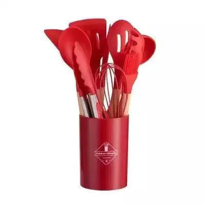 Non-Toxic Wood-Handled Kitchen Utensils — product view