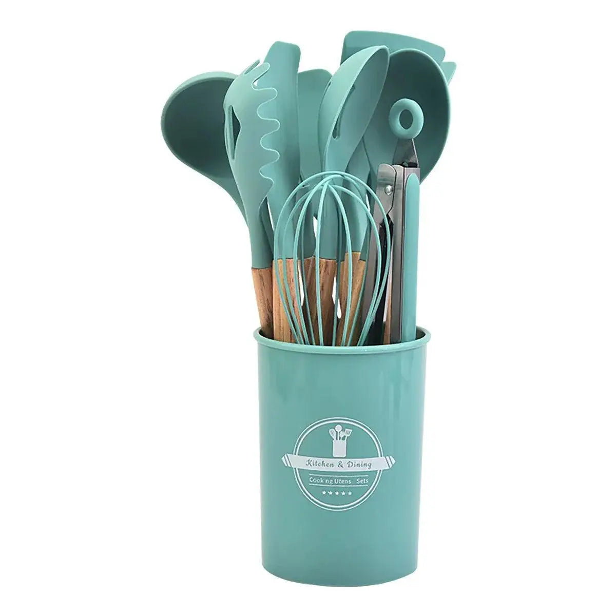 Piece Heat Resistant Silicone Kitchen Utensils Set — product view 8