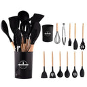 12-Piece Heat-Resistant Silicone Kitchen Utensils Set