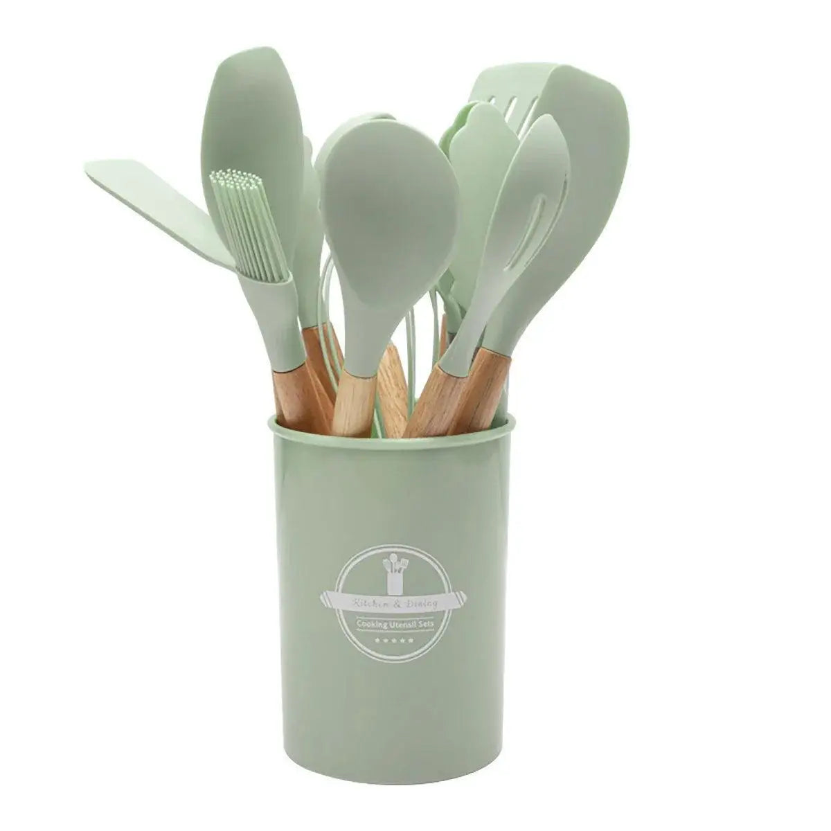 Piece Heat Resistant Silicone Kitchen Utensils Set — product view 11
