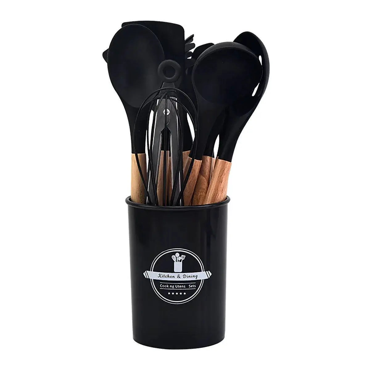 12 Piece Heat Resistant Silicone Kitchen Utensils Set