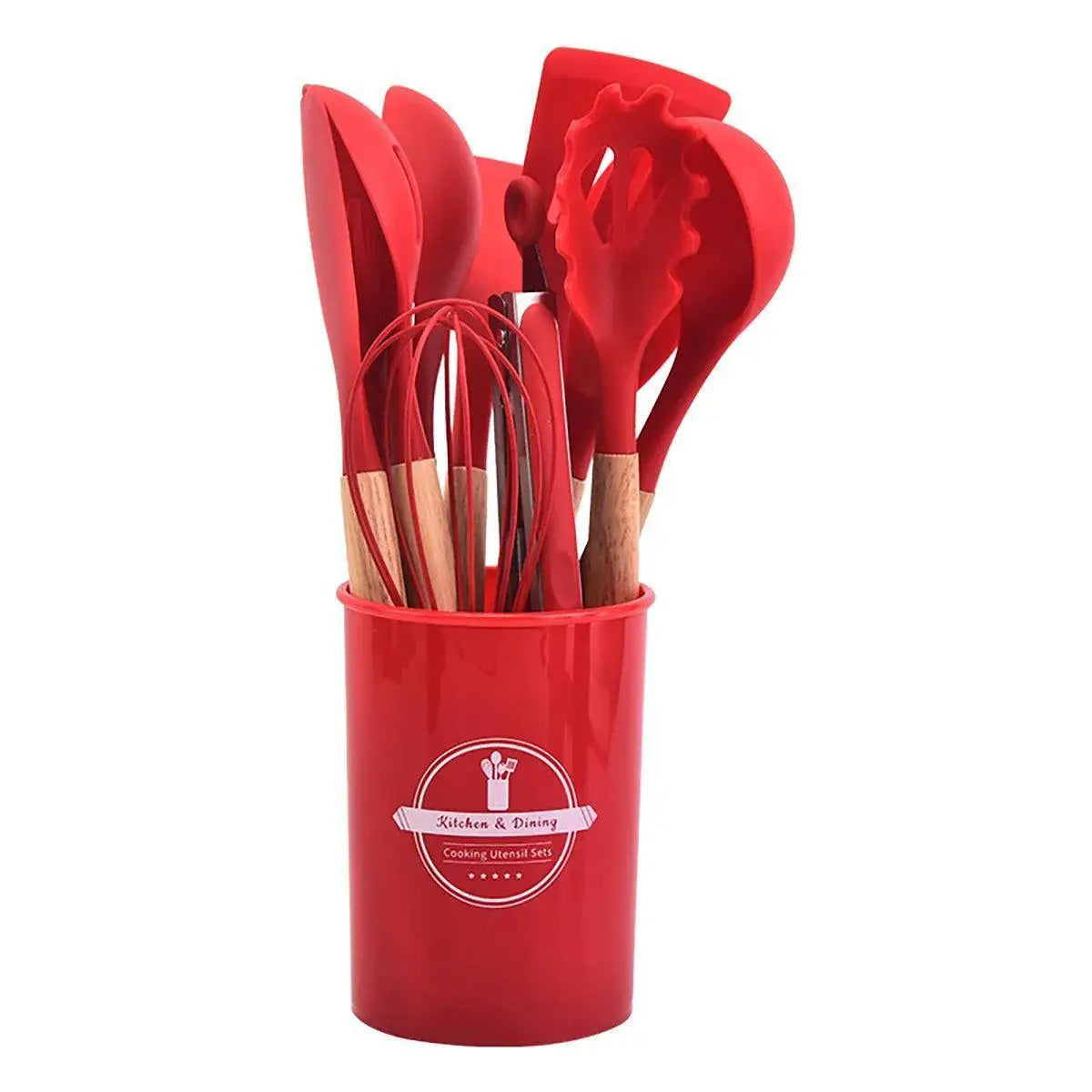 Piece Heat Resistant Silicone Kitchen Utensils Set — product view 12