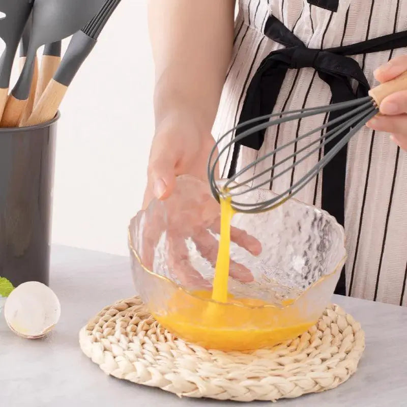 12 Piece Heat Resistant Silicone Kitchen Utensils Set