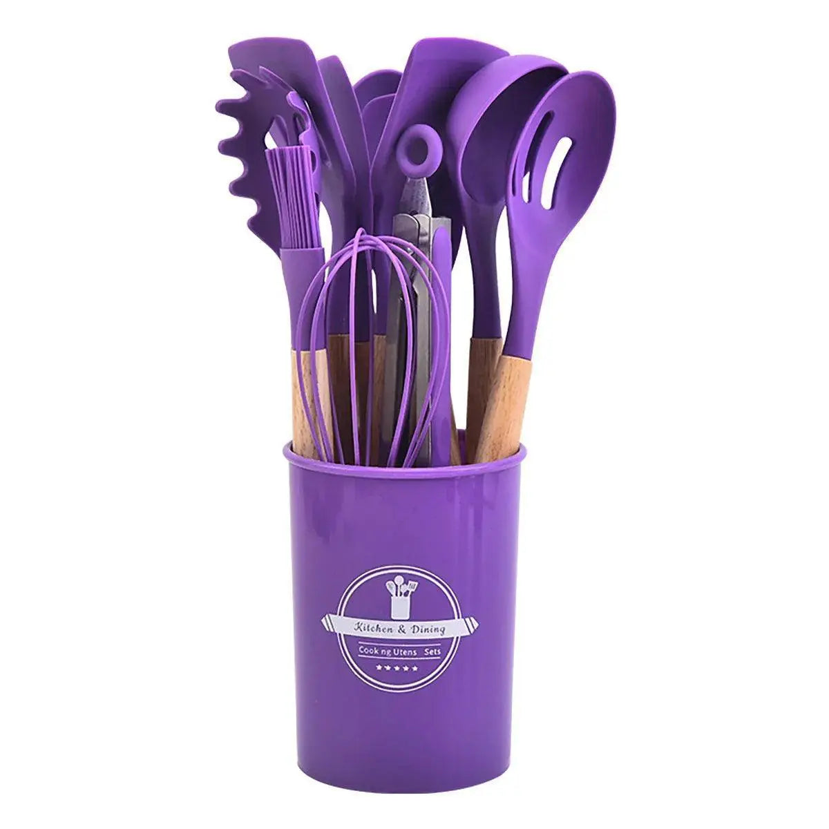 Piece Heat Resistant Silicone Kitchen Utensils Set — product view 13