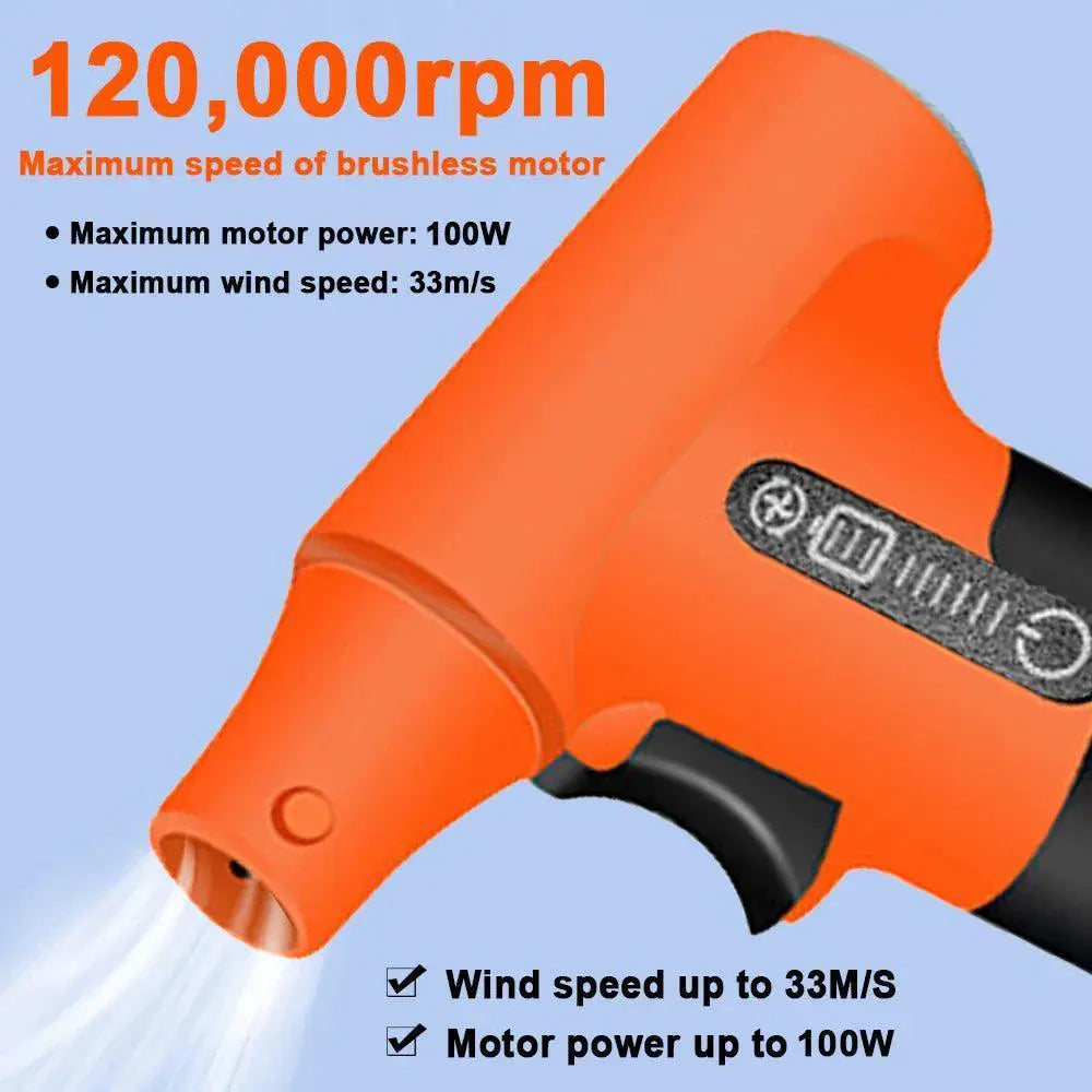 120000RPM Brushless Jet Fan High Power Turbofan Dust Blower - OurLum.com