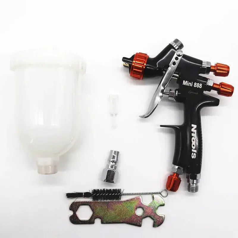 1.2MM Spray Gun 1.0MM Nozzle Kit With Paint Mixing Cup - OurLum.com