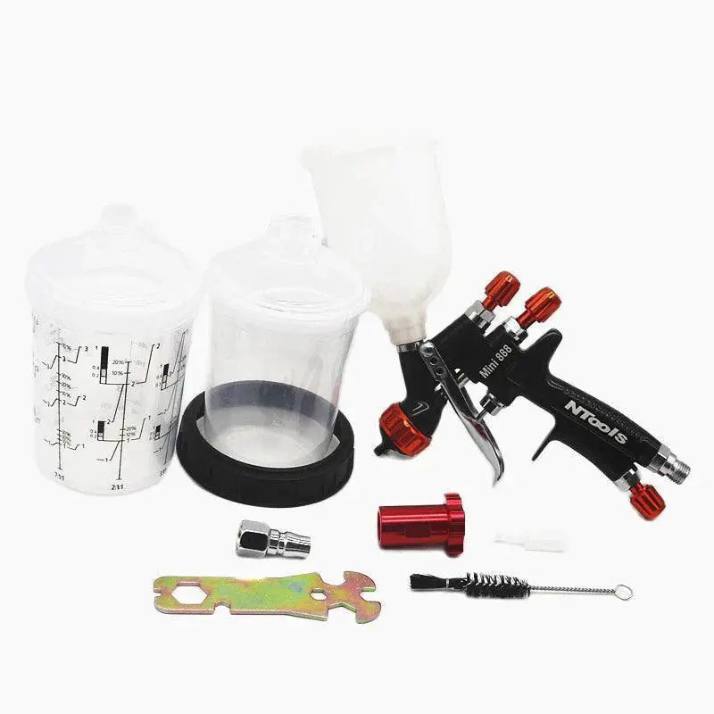 1.2MM Spray Gun 1.0MM Nozzle Kit With Paint Mixing Cup - OurLum.com