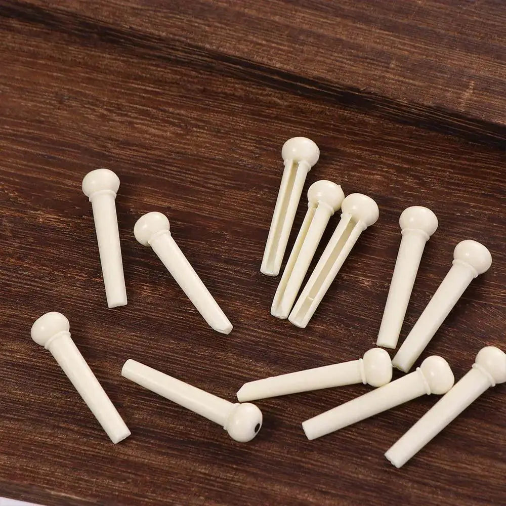 12 Pieces Acoustic Guitar Bridge Pins Durable Tuning Pegs
