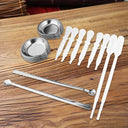 12pcs Paint Tray 2pcs Paint Stirrer 8pcs Pipette Eyedroppers