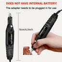 12V Electric Carving Pen with Variable Speed Mini Drill