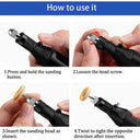 12V Electric Engraving Pen with Variable Speed Rotary Tool