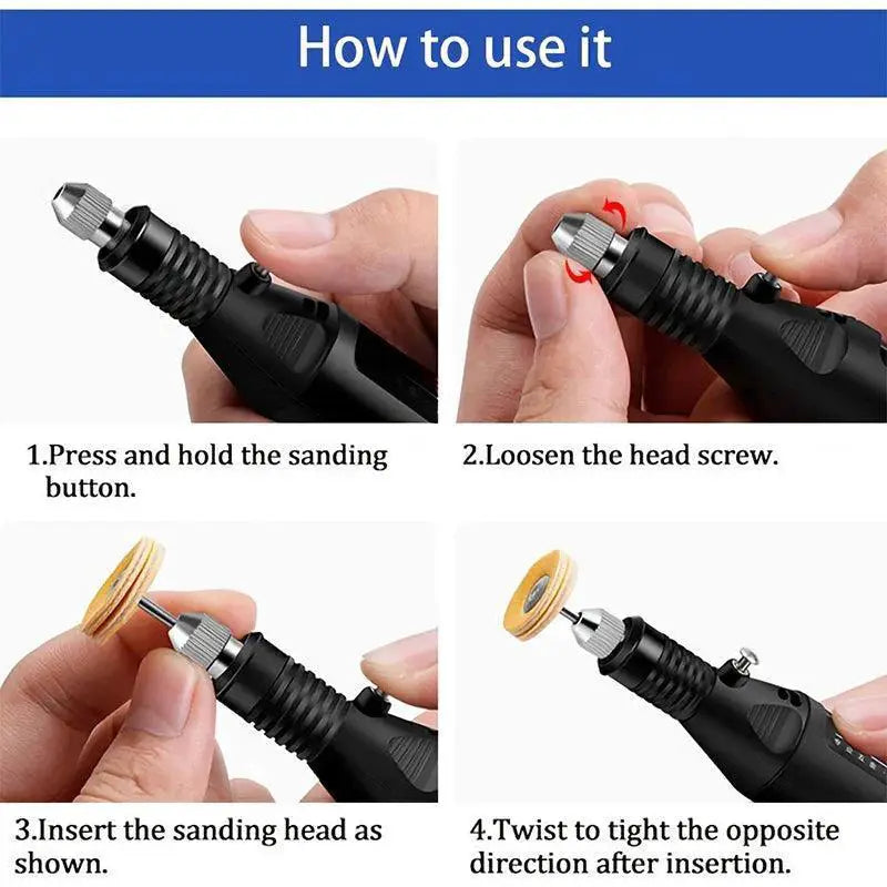 12V Engraving Pen With Variable Speed Rotary Tool Pro