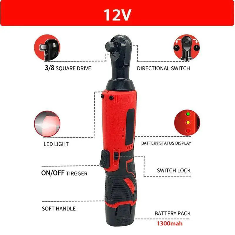 12V 18V Impact Wrench Cordless Electric Wrench Tool Kit