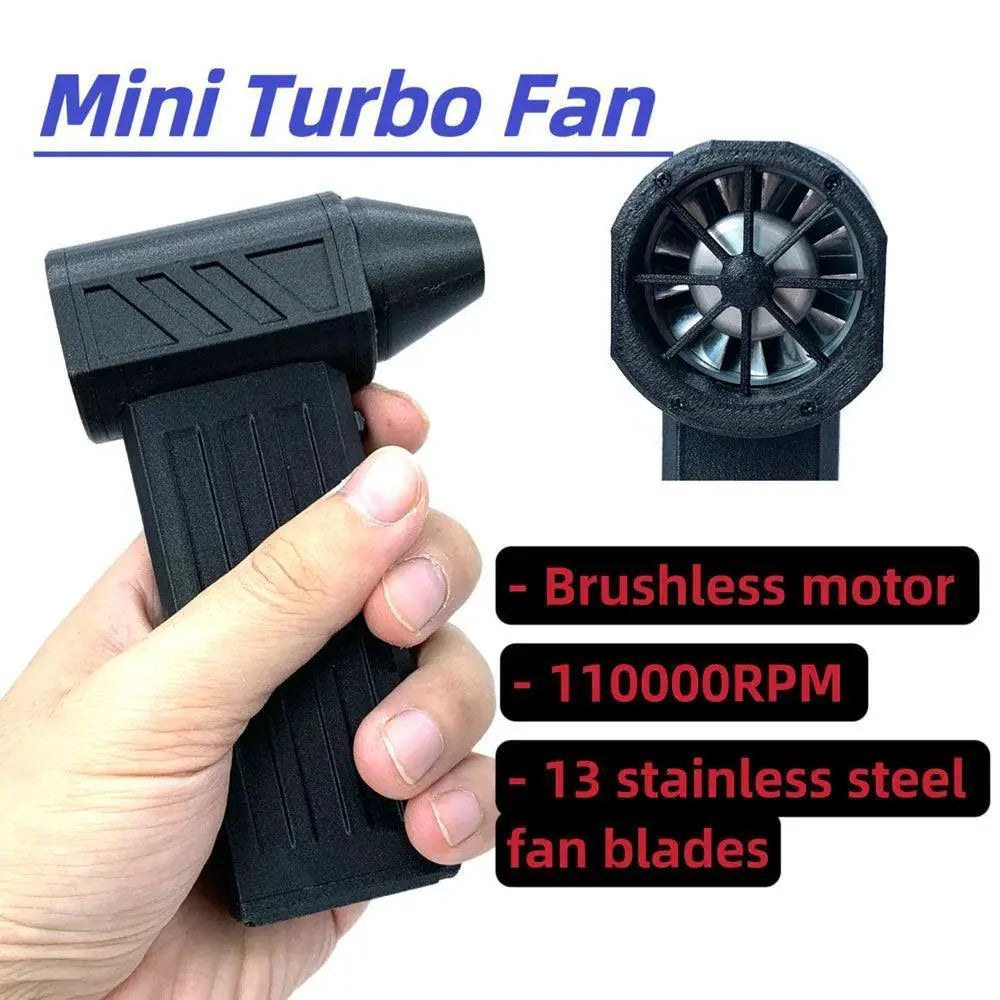 130000RPM Turbo Silent Jet Fan Duster Tool for Cleaning