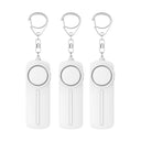 130dB Siren Keychain for Women's Self Defense Alarm Flashlight