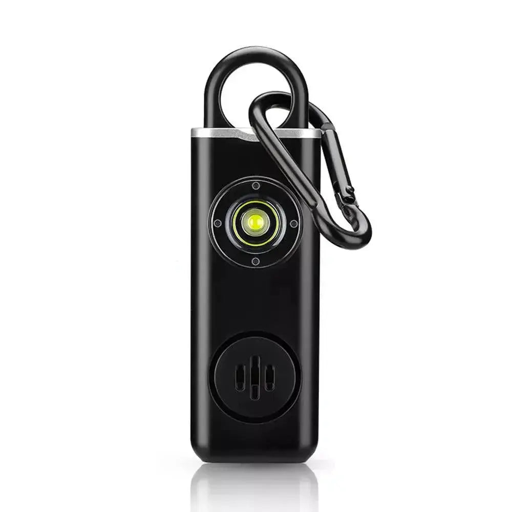 130dB Siren Keychain Alarm Flashlight For Women Self Defense