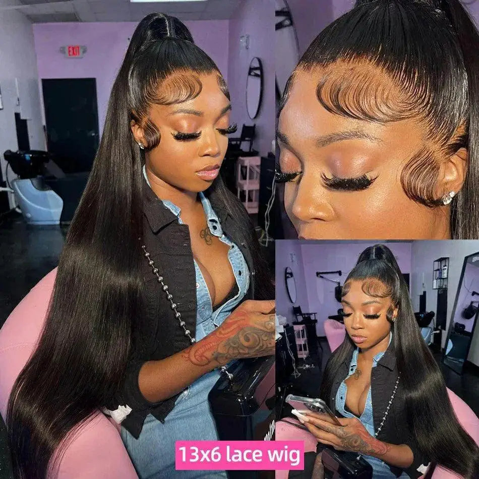 Blonde 13x4 Lace Front Human Hair Wig 613 HD Lace Frontal