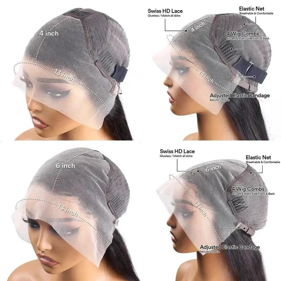 Blonde 13x4 Lace Front Human Hair Wig 613 HD Lace Frontal