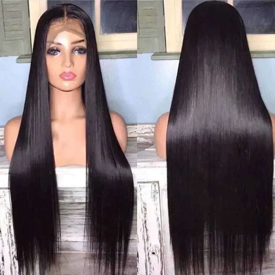 13x6 HD Lace Frontal Brazilian Straight Human Hair Wig