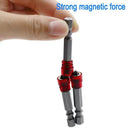1/4 Red Head Magnetic Driver Hex Shank Screw Tool Set