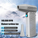 140000RPM Air Blower Power Display Handheld Turbo Fan