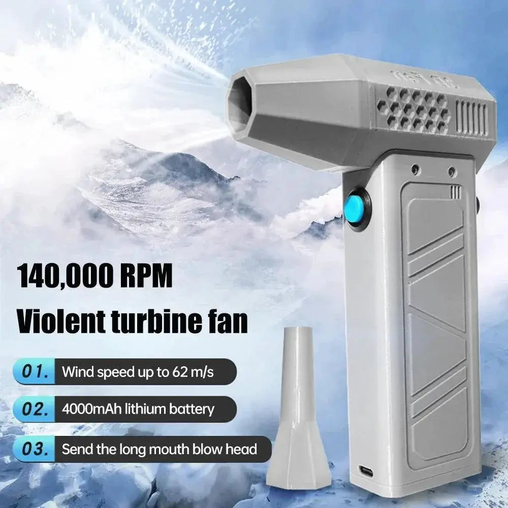 140000RPM Air Blower With Power Display Handheld Turbo Fan