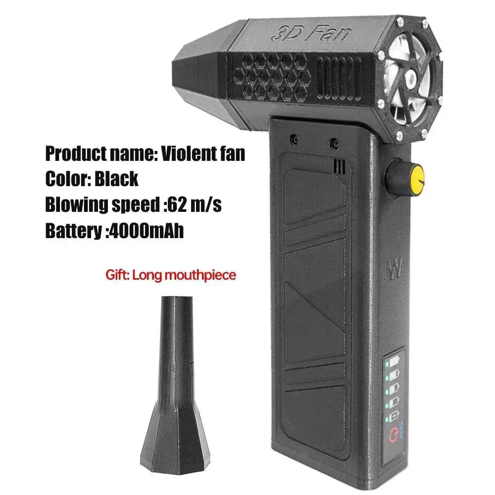 140000RPM Air Blower With Power Display Handheld Turbo Fan