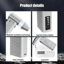 140000RPM Air Blower Power Display Handheld Turbo Fan