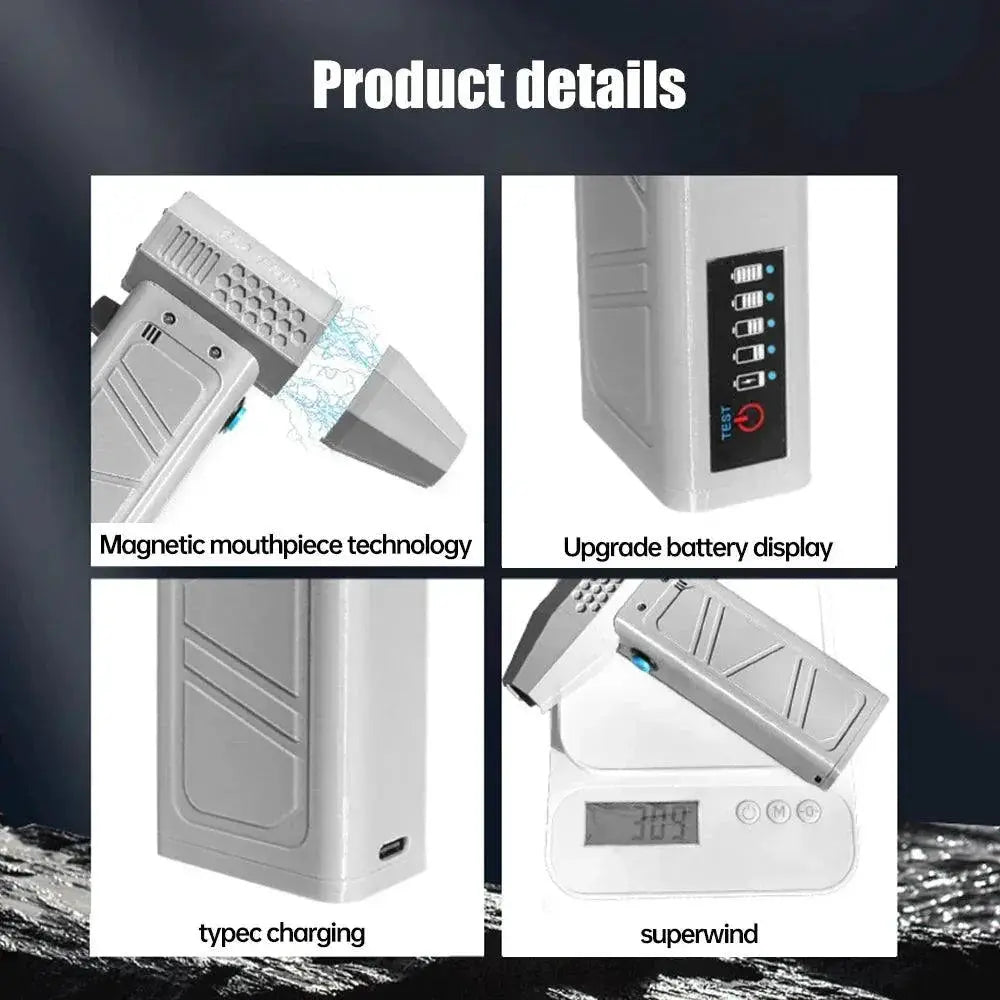 140000RPM Air Blower With Power Display Handheld Turbo Fan