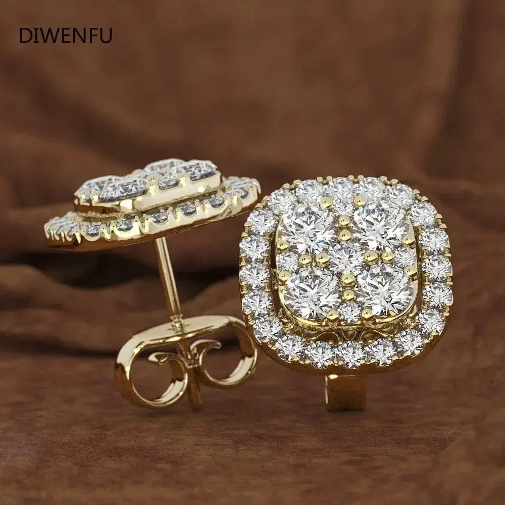 14K Gold Peridot Diamond Stud Earrings for Women Jewelry - OurLum.com