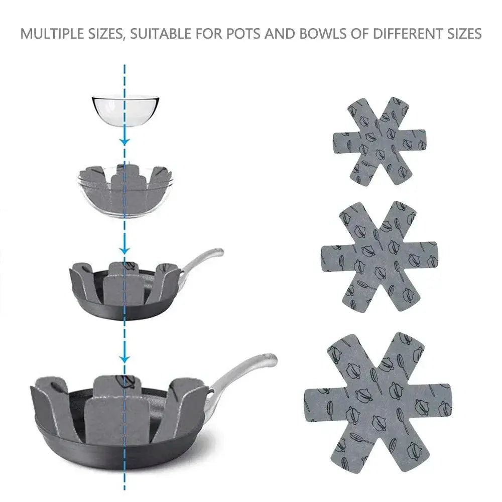 15 - Piece Pot and Pan Protector Set for Kitchen Organization
