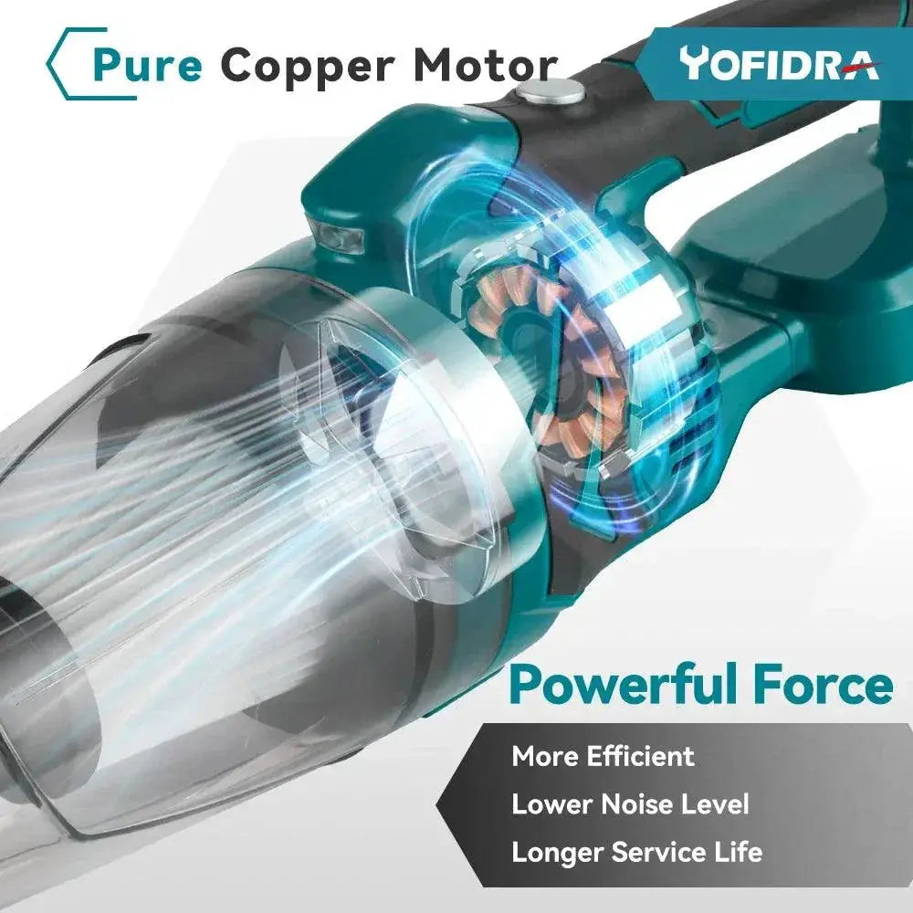 1500W Cordless Vacuum Cleaner For Makita 18V Battery Power