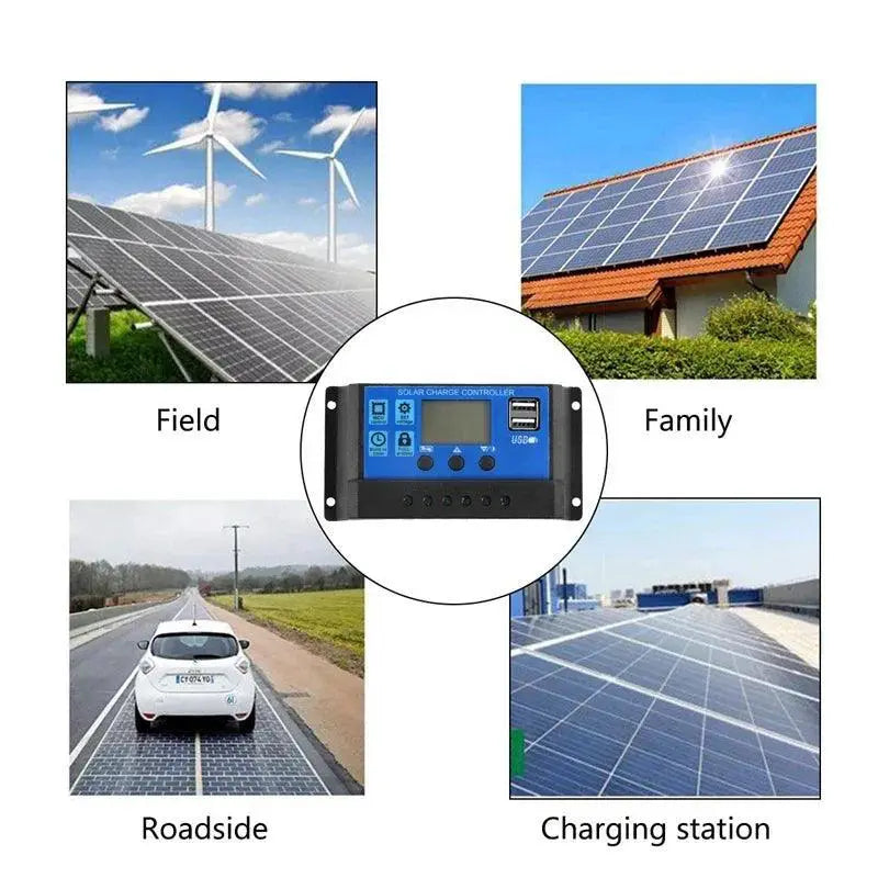 150W 300W Solar Panel Charging Kit With Dual USB Ports