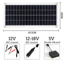 150W/300W Solar Panel Charging Kit with Dual USB Ports