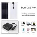 150W/300W Solar Panel Charging Kit with Dual USB Ports