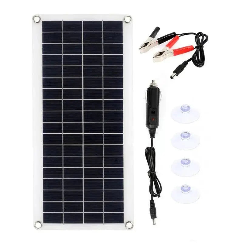 150W 300W Solar Panel Charging Kit With Dual USB Ports