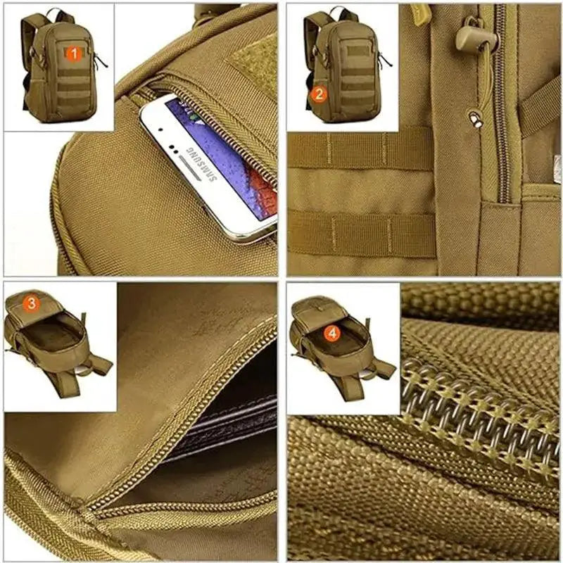 15L Waterproof Outdoor Backpack for Camping Hiking Fishing