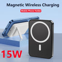 15W Magnetic Wireless Power Bank 10000mAh Compact Charger