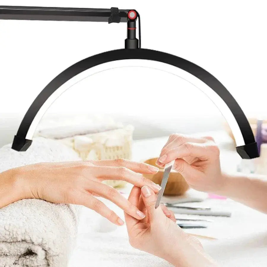 16 Inch LED Half Moon Lash Light Floor Lamp 3000K to 6000K