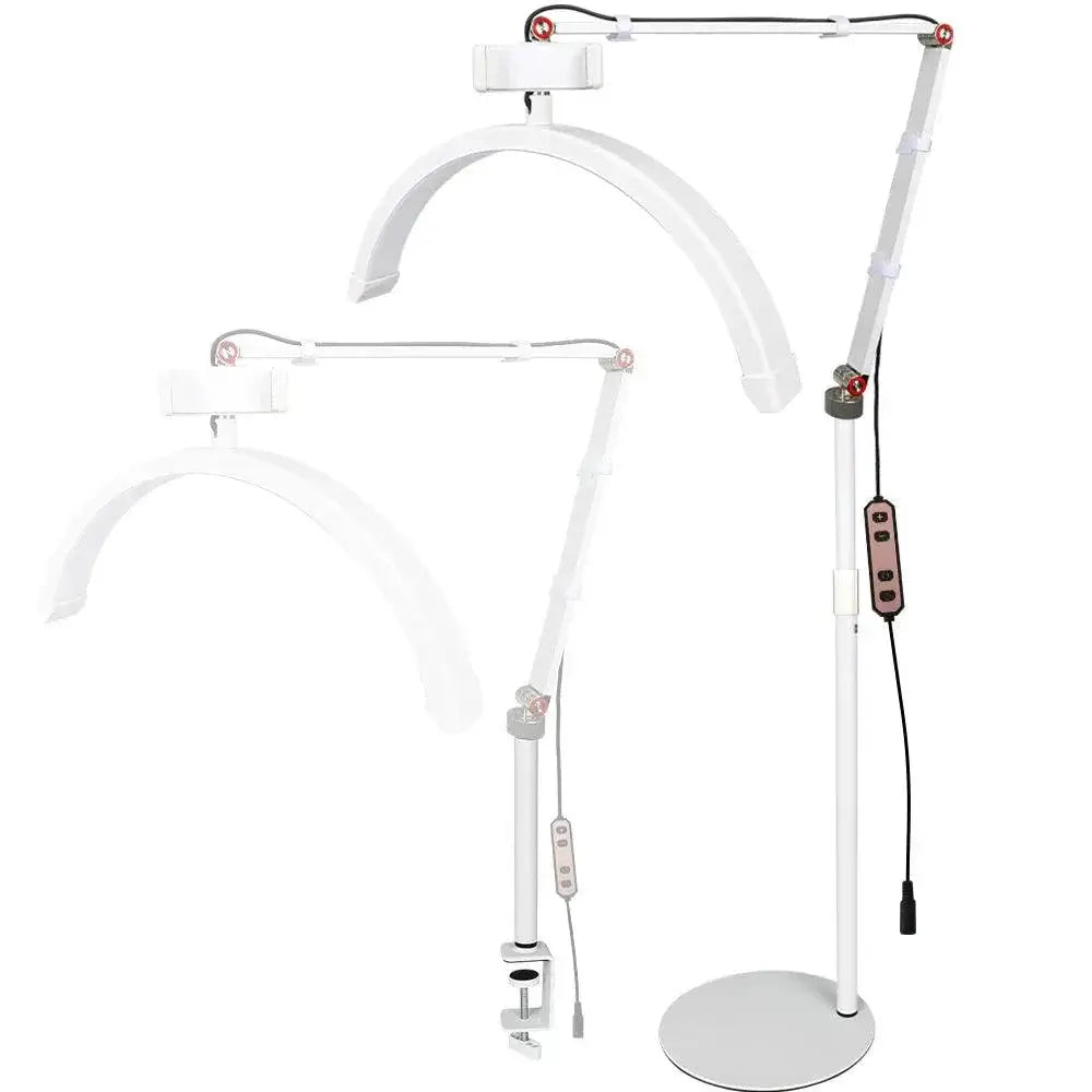 16 Inch LED Half Moon Lash Light Floor Lamp 3000K to 6000K