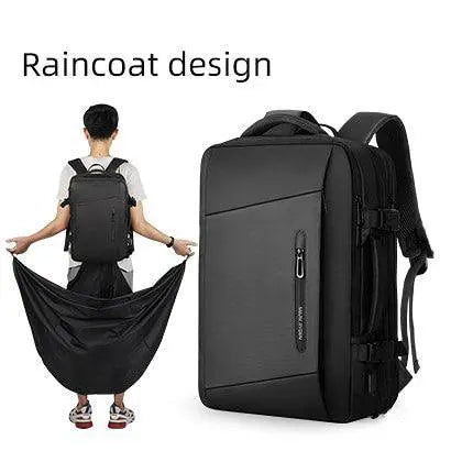 17 Inch Laptop Backpack Expandable Men Business Travel Bag
