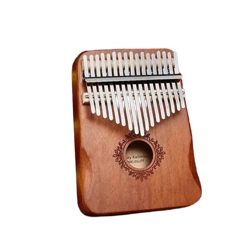 Key Kalimba Thumb Piano Beginner Friendly Wooden Mbira - Brown product image