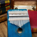 17-Key Solid Wood Kalimba Thumb Piano with Learning Guide