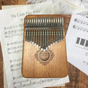 17-Key Solid Wood Kalimba Thumb Piano with Learning Guide