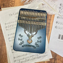 17-Key Solid Wood Kalimba Thumb Piano with Learning Guide
