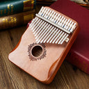 17-Key Solid Wood Kalimba Thumb Piano with Learning Guide