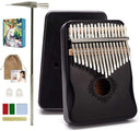 17-Key Solid Wood Kalimba Thumb Piano with Learning Guide