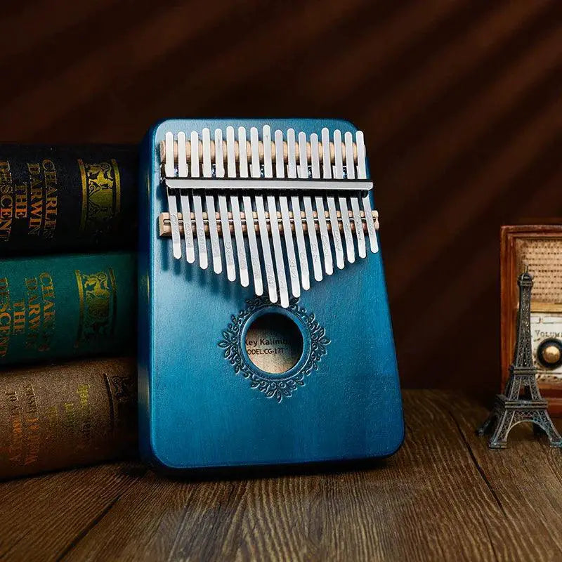17 Key Solid Wood Kalimba Thumb Piano With Learning Guide